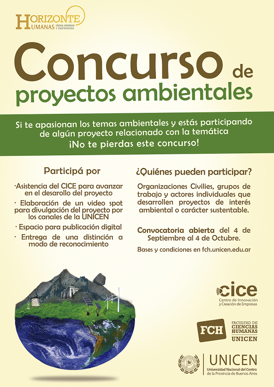 Concurso De Proyectos Ambientales Innovadores Facultad De Ciencias Exactas Unicen