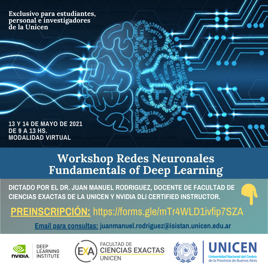 Workshop redes neuronales fundamentals of deep learning facultad de