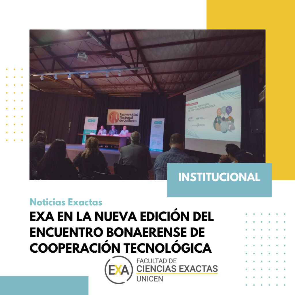 EXA en la Segunda edición del Encuentro Bonaerense de Cooperación Tecnológica