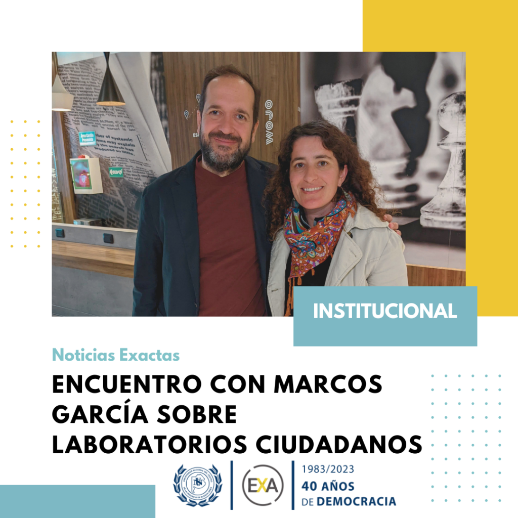 Reunión con Marcos García sobre laboratorios ciudadanos