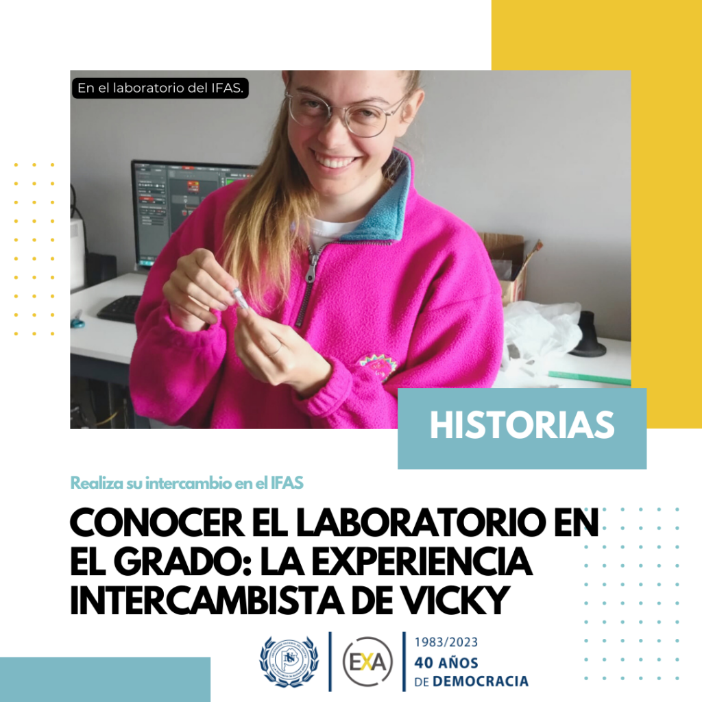 Conocer el laboratorio en el grado: La experiencia de Vicky, intercambista alemana.
