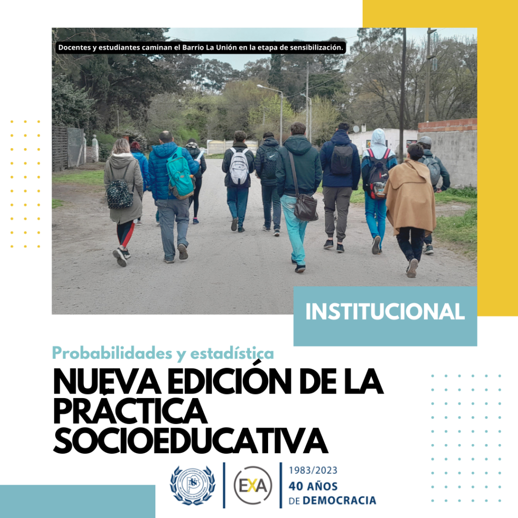 Nueva edición de la práctica socioeducativa en la materia Probabilidades y estadística