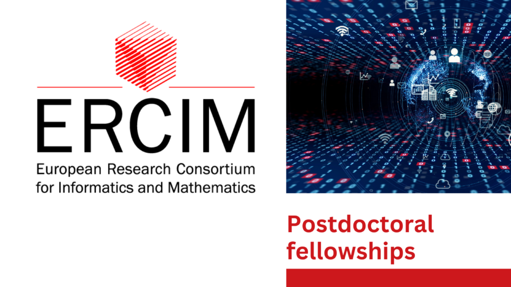 Becas postdoctorales en el Consorcio Europeo de Investigación en Informática y Matemáticas (ERCIM)