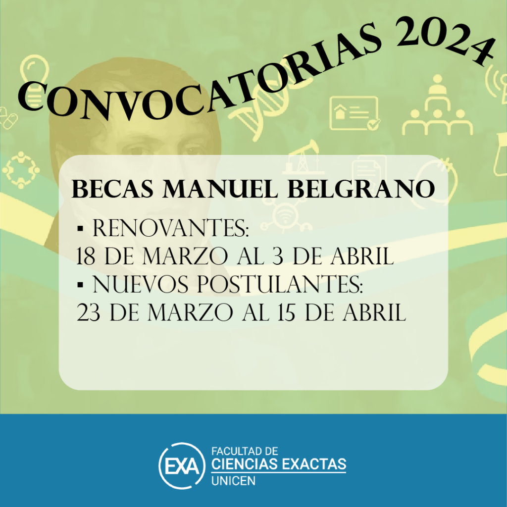 Convocatoria Becas Manuel Belgrano 2024