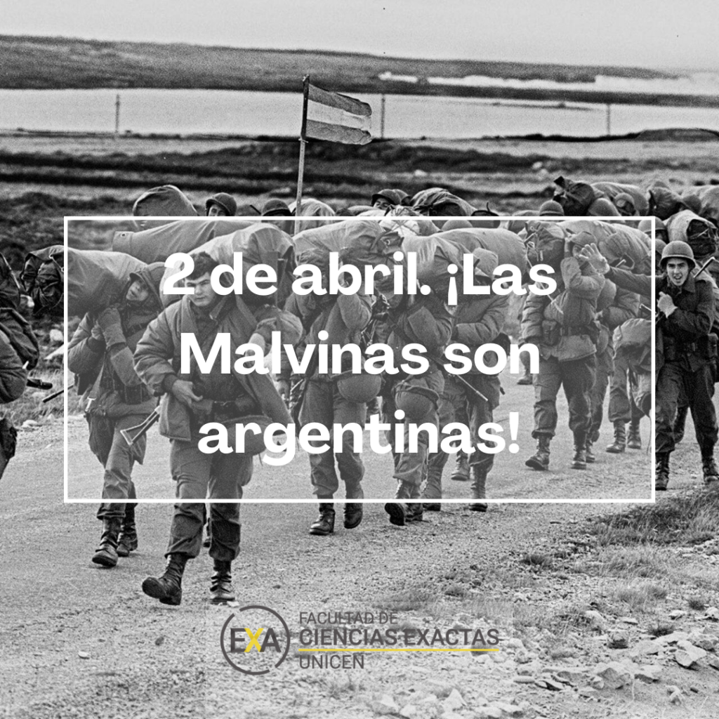 2 de Abril: Día del Veterano y de los Caídos en la guerra de Malvinas.