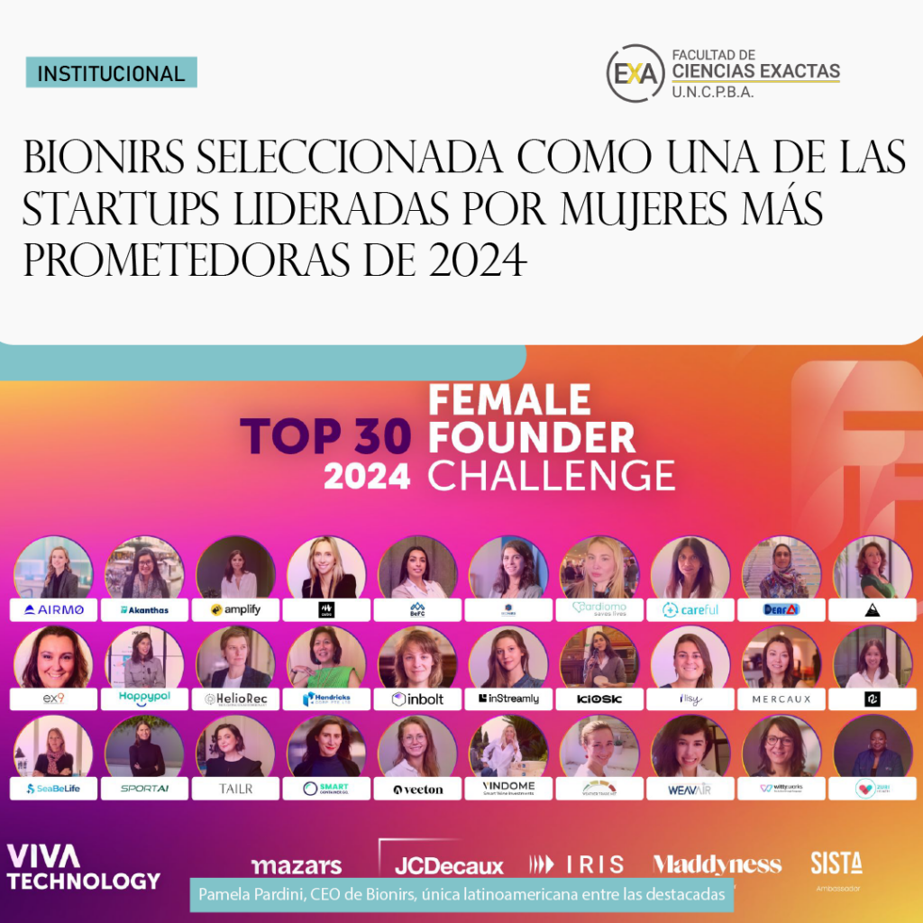 Bionirs destacada como una de las startups lideradas por mujeres más prometedoras de 2024