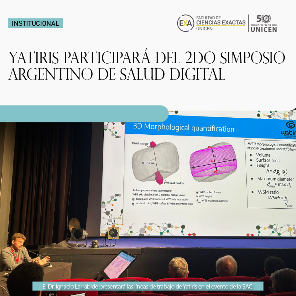 Yatiris participará del 2do Simposio Argentino de Salud Digital